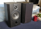 Wharfedale VARDUS VR-100 [1st pair] speakers, - black ash