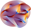 Six-dimensional Calabi-Yau torus shown in 3D