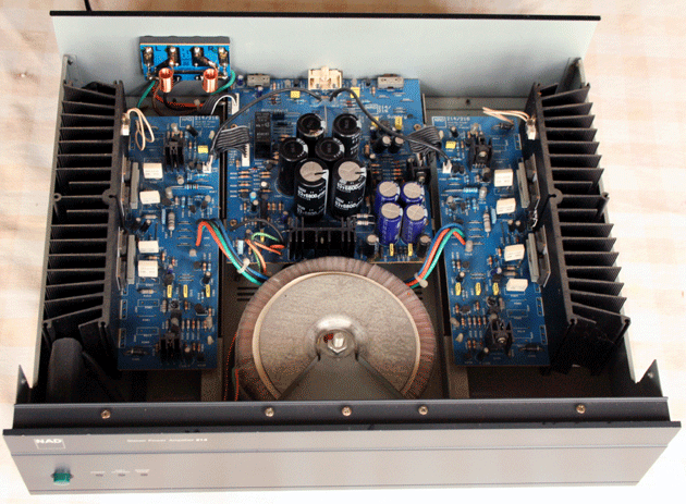 NAD 214 internal components view