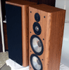 Infinity RS6000 speakers - honey oak