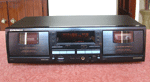 Pioneer CT-W540 dual cassette deck - black