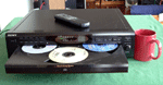 Sony CDP-CE315 5-cd player - black