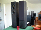 Acoustic Energy AE109s speakers - black ash