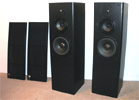 JBL LX800 speakers - black