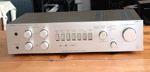 Luxman L-114A stereo amplifier - silver