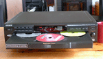 Sony CDP-CE525 5-cd player, 1st unit - black