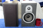 B&W DM550 [1st pair] speakers - walnut