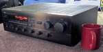 Yamaha RX-770 stereo receiver - black