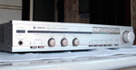 Hitachi HA-4700 stereo amplifier - silver