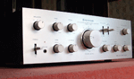 Kenwood KA-601 stereo amplifier - silver