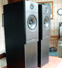 Mordaunt-Short 3.50 tower speakers - black