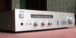 Nikko NA-400 stereo amplifier - silver