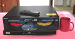 Sony CDP-C325 5-cd player, black