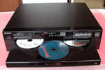Sony CDP-C345 4th unit 5-cd player - black