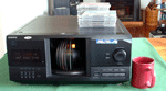 Sony CDP-CX235 200-cd player, 3rd unit - black