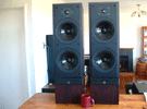 Mordaunt-Short MS50i speakers - rosewood