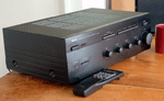 Yamaha AX-390 stereo amplifier - black