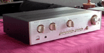 Luxman L-205 stereo amplifier - champagne gold