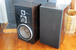Fisher Studio Standard STE-350 [3rd pair] speakers, - redwood