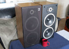 Wharfedale Laser 120 speakers - walnut
