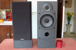 Energy 4.1e speakers - black, light grey baffle