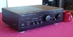 Denon PMA-735R stereo amplifier, 1st unit - black