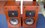 Altec Lansing 101 speakers, - walnut
