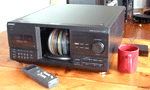 Sony CDP-CX260 200-cd player, 1st unit - black